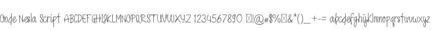 Onde Nesla Script