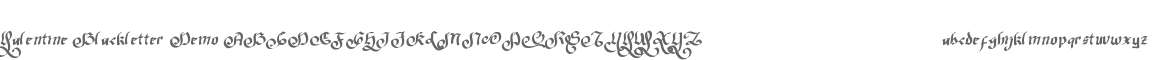 Valentine Blackletter Demo