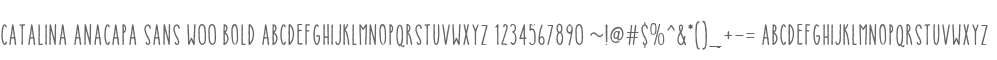 Catalina Anacapa Sans W00 Bold