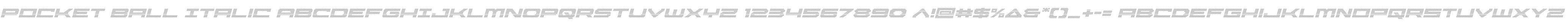 Pocket Ball Italic