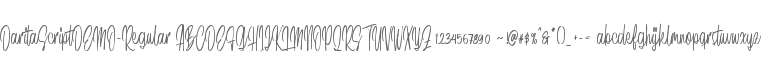 Darita Script DEMO