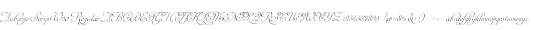 Auberge Script W00 Regular