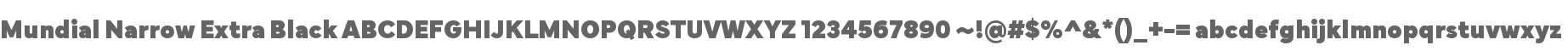 Mundial Narrow Extra Black