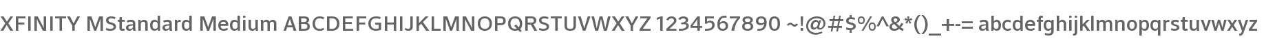 XFINITY MStandard Medium