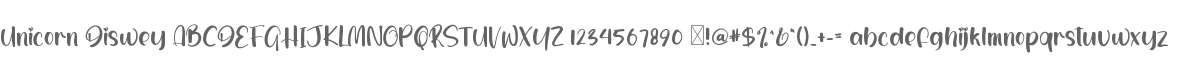 Unicorn Diswey