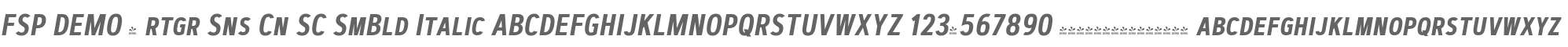 FSP DEMO - rtgr Sns Cn SC SmBld