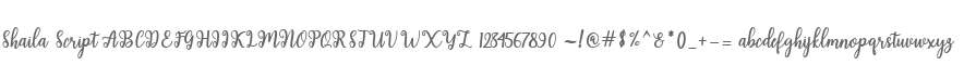 Shaila Script