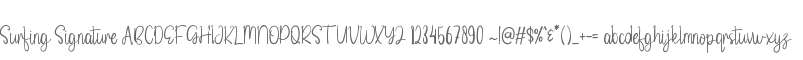 Surfing Signature