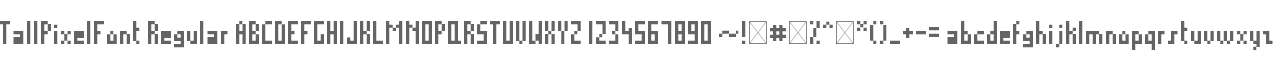 TallPixelFont