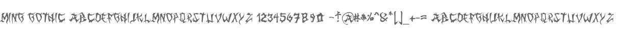 Ming Gothic