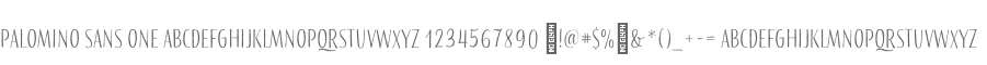 Palomino Sans One