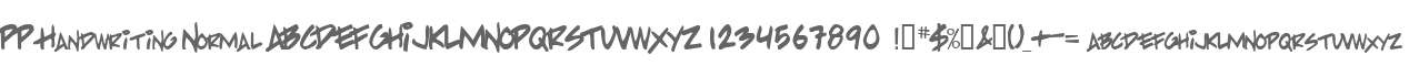 PP Handwriting Normal