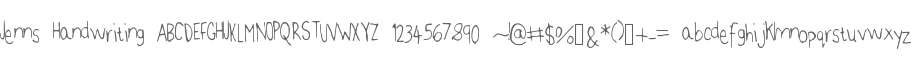 Jenns Handwriting