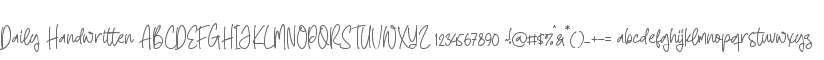 Daily Handwritten