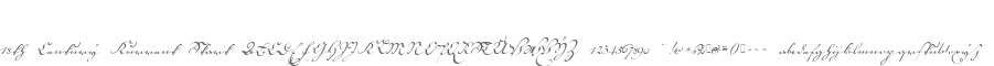 18th Century Kurrent Start