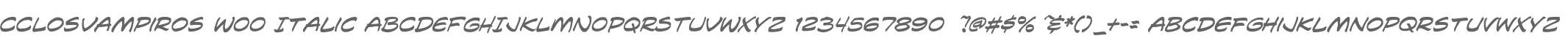 CCLosVampiros W00 Italic
