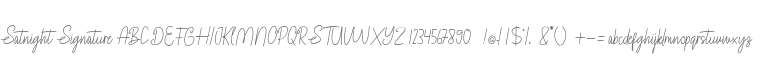 Satnight Signature