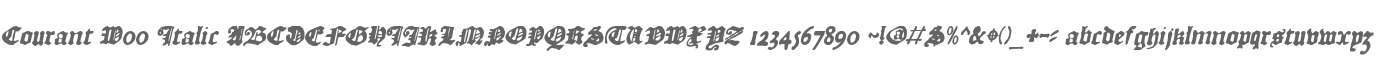 Courant W00 Italic