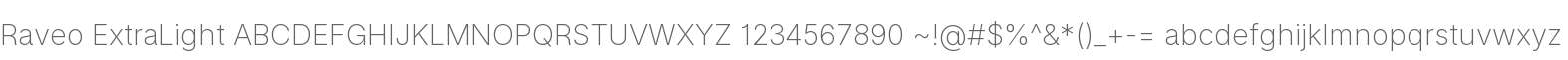 Raveo ExtraLight