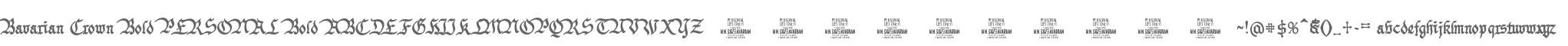 Bavarian Crown Bold PERSONAL Bd