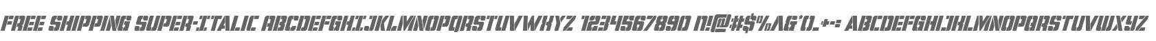 Free Shipping Super-Italic