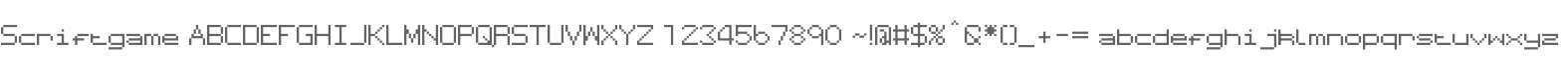 Scriftgame