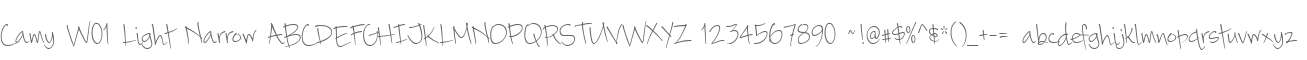 Camy W01 Light Narrow