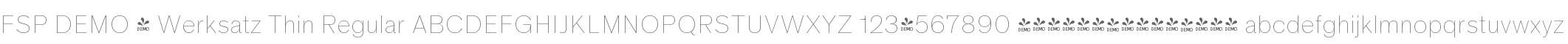 FSP DEMO - Werksatz Thin