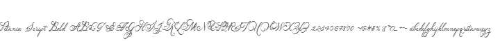 Petunia Script Bold