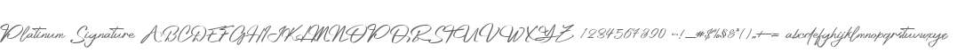 Platinum Signature