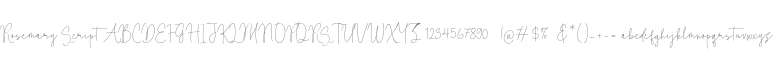 Rosemary Script