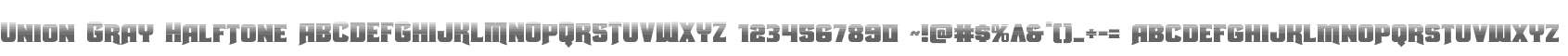 Union Gray Halftone