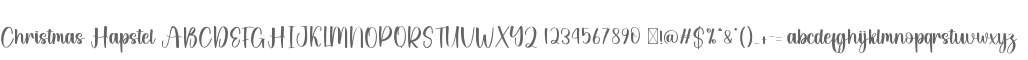 Christmas Hapstel