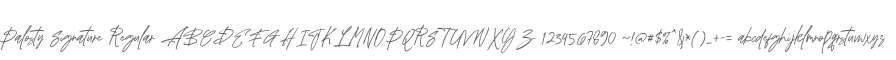 Palosty Signature