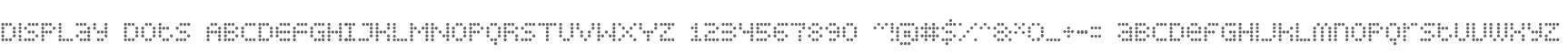 Display Dots