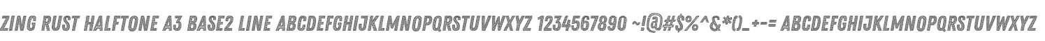 Zing Rust Halftone A3 Base2 Line