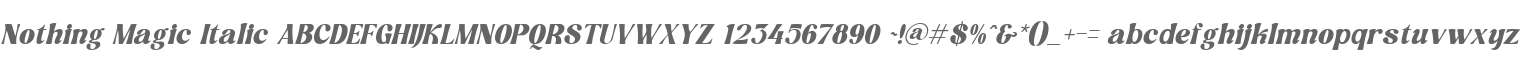 Nothing Magic