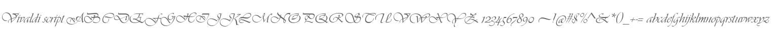 Vivaldi script