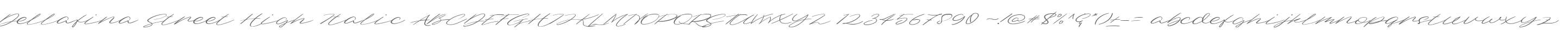 Dellafina Street High Italic
