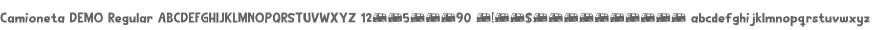 Camioneta DEMO