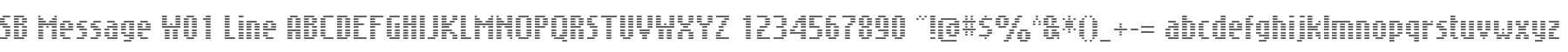 SB Message W01 Line