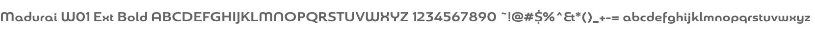 Madurai W01 Ext Bold