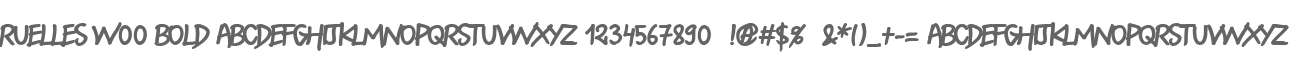 Ruelles W00 Bold