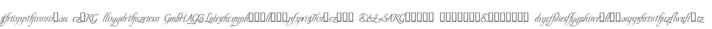 Scriptissimo W95 Ligatures