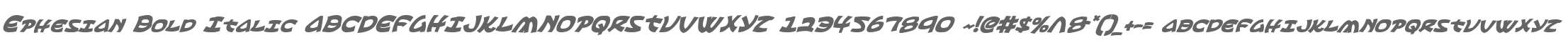Ephesian Bold Italic