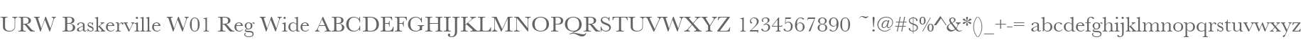 URW Baskerville W01 Reg Wide