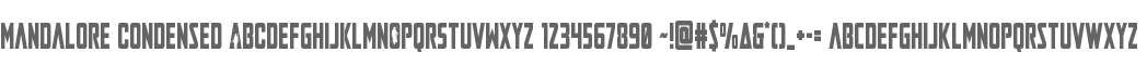 Mandalore Condensed
