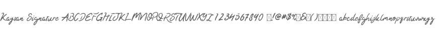 Kaysan Signature