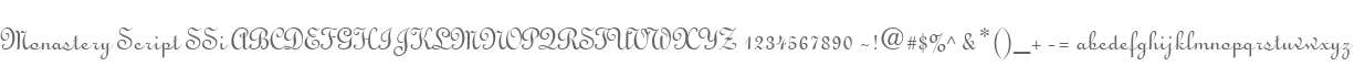 Monastery Script SSi
