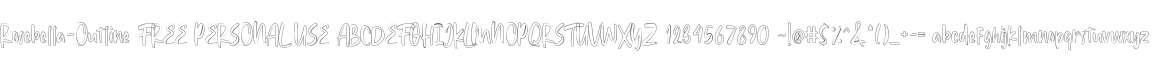 Rosebella-Outline FREE PERSONAL USE